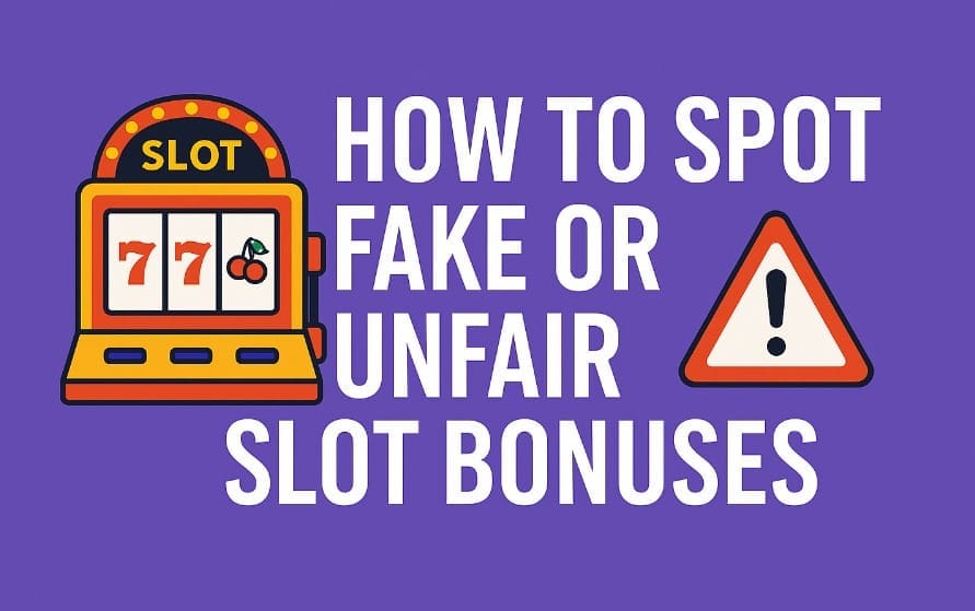Spot Fake Slot Bonuses